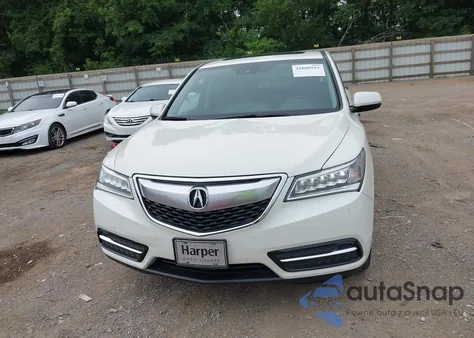 2016 Acura Mdx Technology Acurawatch Plus Packages/Technology Package из США, поврежденный, VIN 5FRYD4H42GB038572